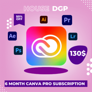 6 Months Adobe Creative Cloud Subscription