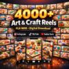 4000+ DIY Art & Craft Reels PLR MRR