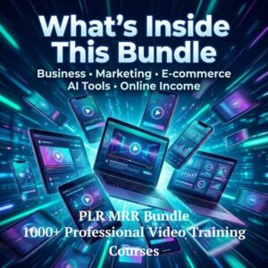 900+ Business Video Courses Bundle | PLR + MRR Resell Rights