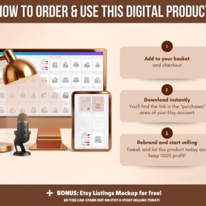 Libro para colorear de 150 páginas sobre tienditas (PLR), plantilla editable de Canva, derechos de reventa (PLR)