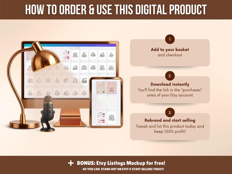 Libro para colorear de 150 páginas sobre tienditas (PLR), plantilla editable de Canva, derechos de reventa (PLR) - Image 6