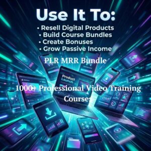 900+ Business Video Courses Bundle | PLR + MRR Resell Rights