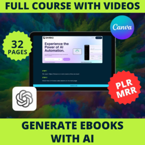 New Generate a Complete eBook with A